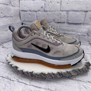 Nike Air Max AP Womens Size 8.5 Gray Blue Gold Athletic Running Shoes Sneakers